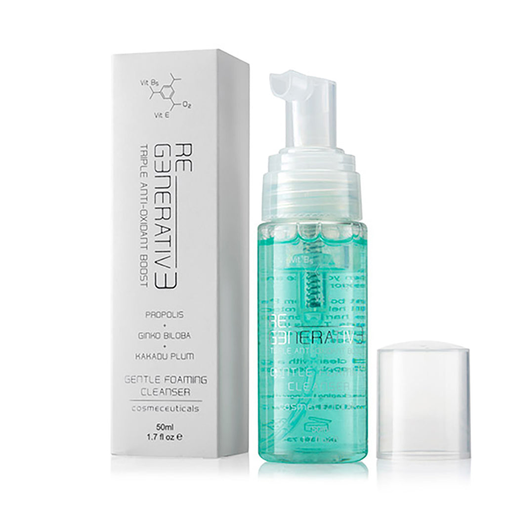REGENERATIVE PROPOLIS + GINKO BILOBA + KAKADU PLUM GENTLE FOAMING CLEANSER
